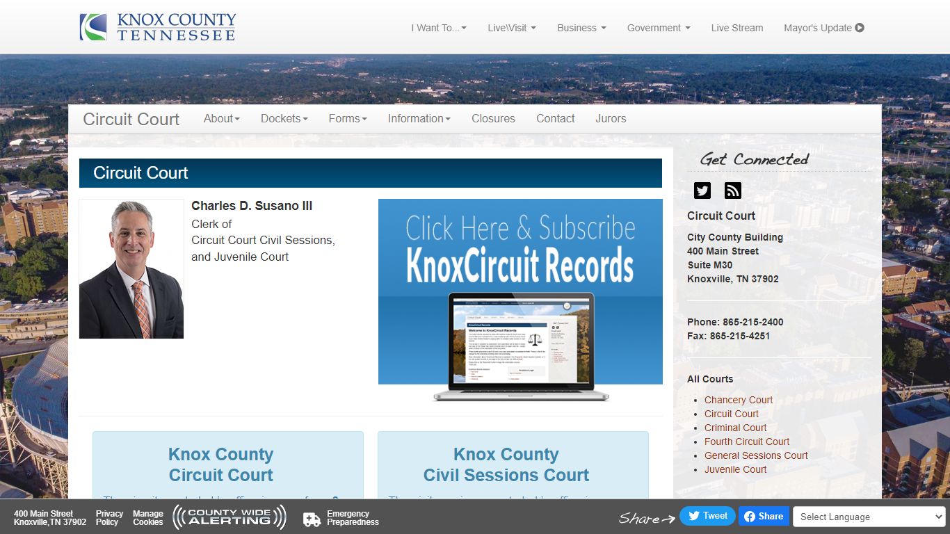 Circuit Court - Knox County Court Systems - Knox County, Tennessee
